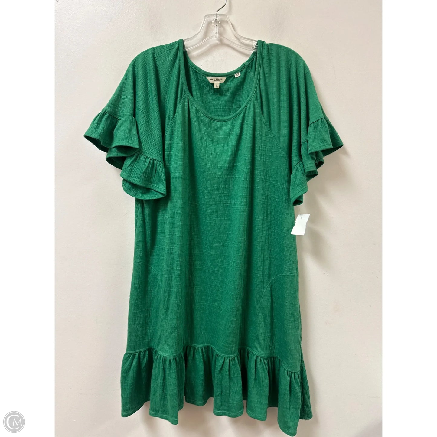 Dress Casual Midi By Max Studio In Green, Size: Xl