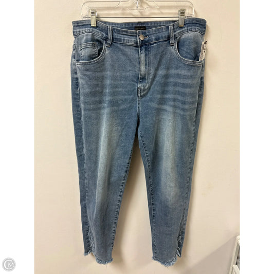 Jeans Straight By Coco And Carmen In Blue Denim, Size: 14