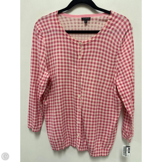 Cardigan By Talbots In Pink, Size: L