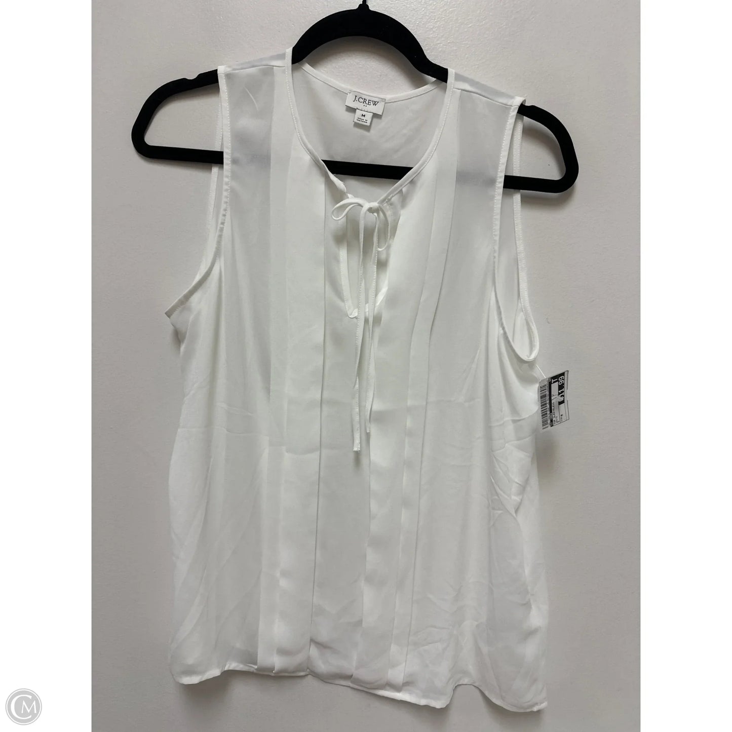 Top Sleeveless By J. Crew In White, Size: M