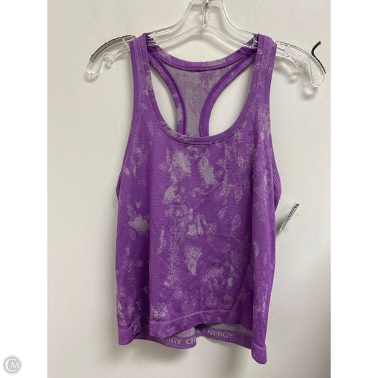 Athletic Tank Top By Lululemon In Purple, Size: M