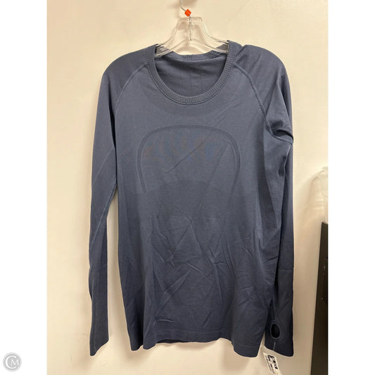 Athletic Top Long Sleeve Crewneck By Lululemon In Purple, Size: L
