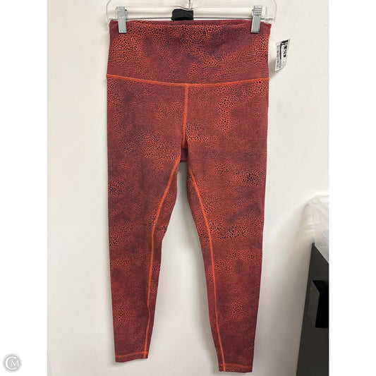 Athletic Leggings By Lululemon In Orange, Size: 10