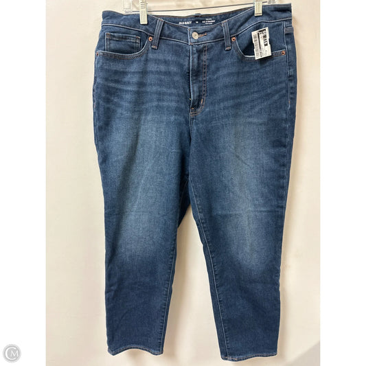Jeans Straight By Old Navy In Blue Denim, Size: 14