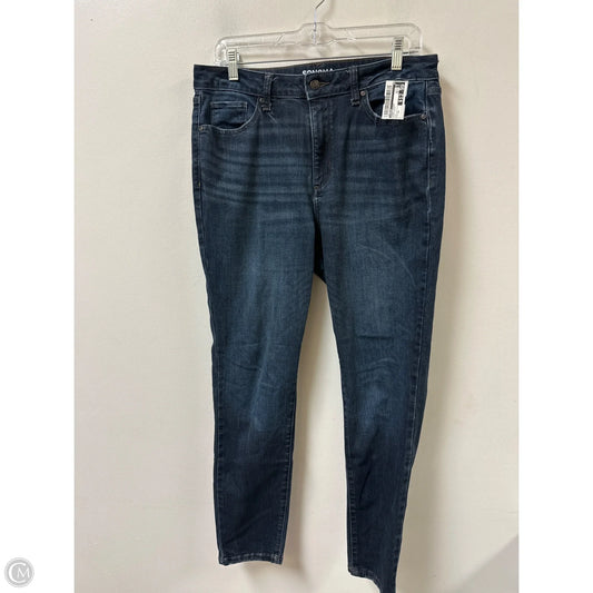 Jeans Skinny By Sonoma In Blue Denim, Size: 14