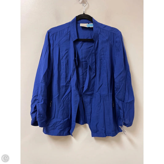 Cardigan By Chicos In Blue, Size: L