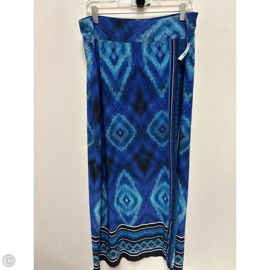 Skirt Maxi By Chicos In Blue, Size: 12