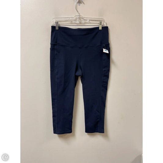 Athletic Leggings By Skechers In Navy, Size: 12