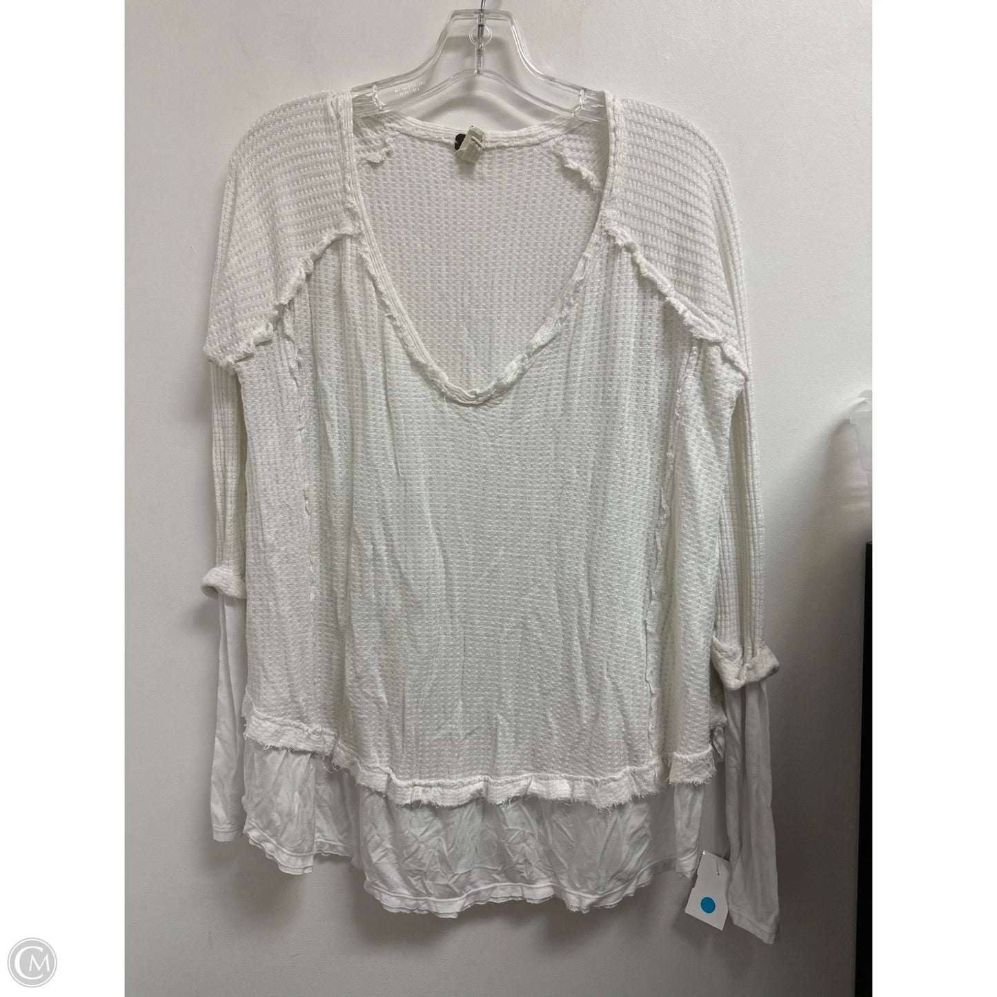 Top Long Sleeve By We The Free In White, Size: Xs