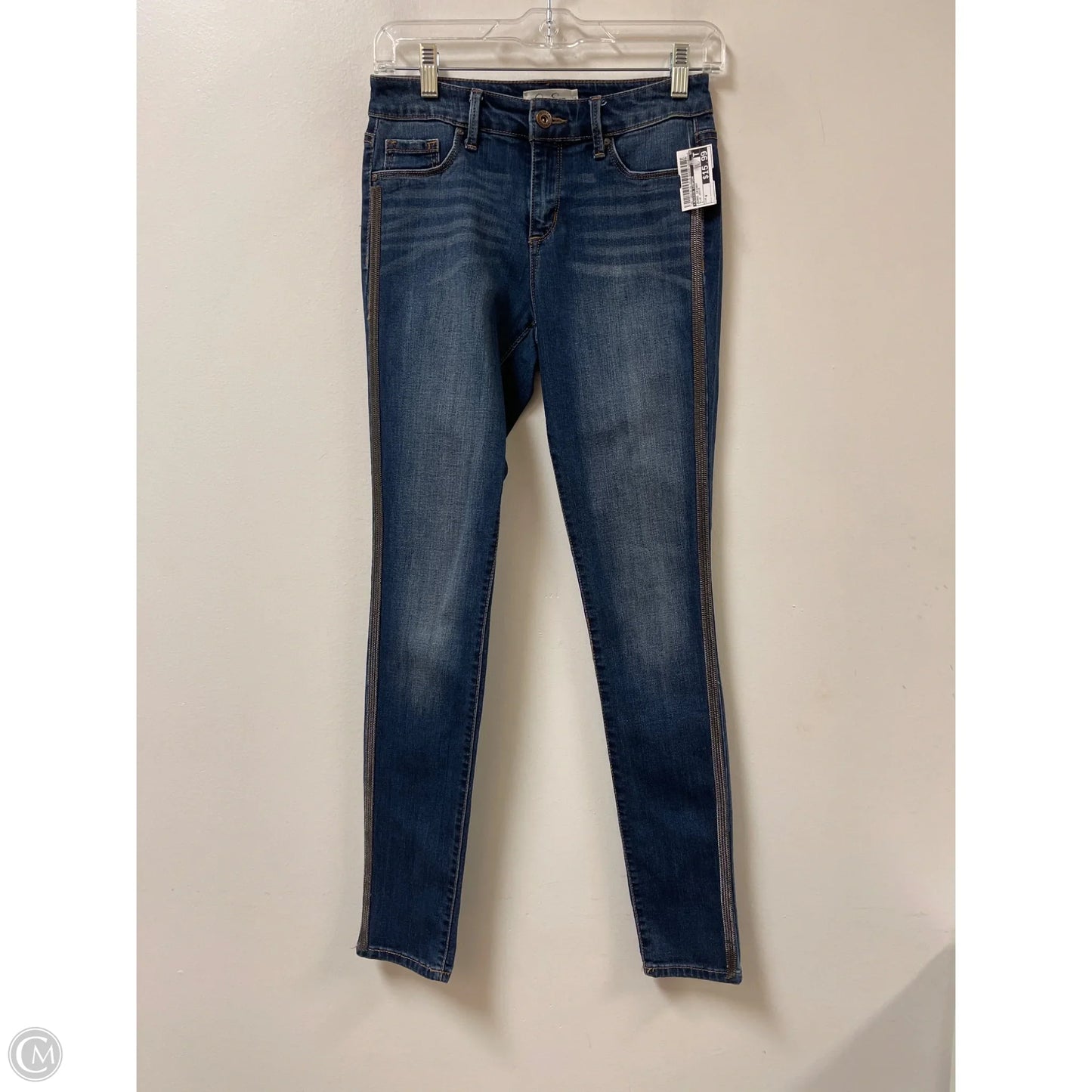 Jeans Skinny By Jessica Simpson In Blue Denim, Size: 4