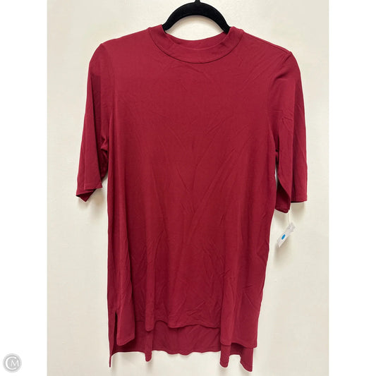 Top Long Sleeve By Eileen Fisher In Red, Size: Sp