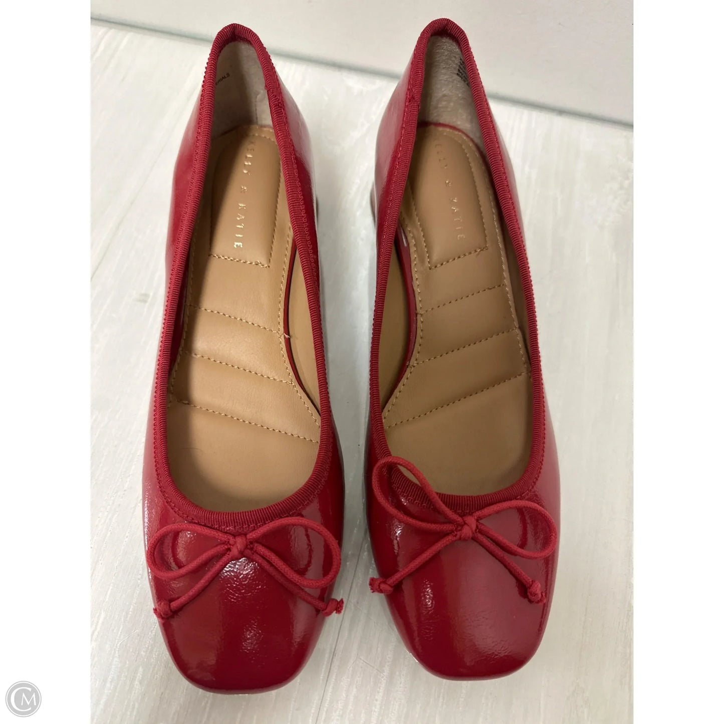 Shoes Heels Block By Kelly And Katie In Red, Size: 7