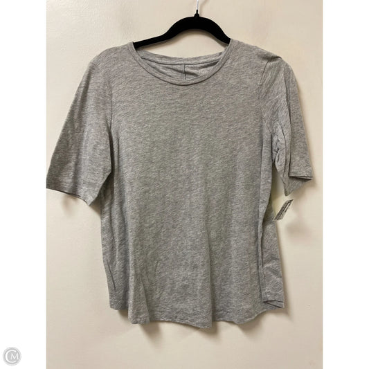 Top Short Sleeve By Eileen Fisher In Grey, Size: Sp