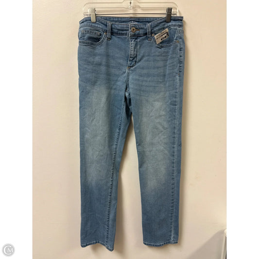 Jeans Straight By St Johns Bay In Blue Denim, Size: 8