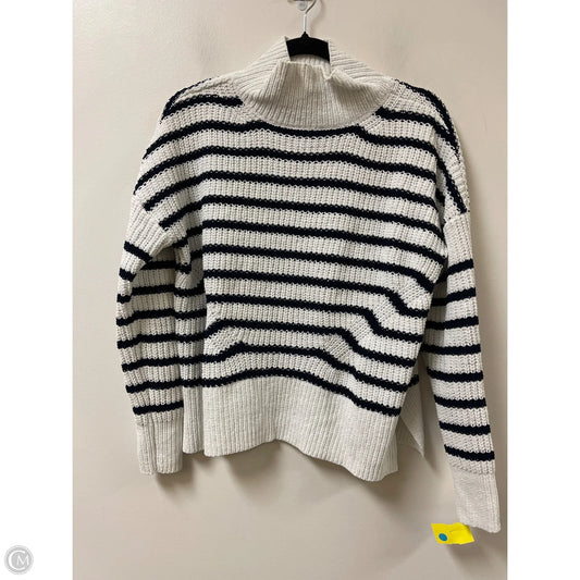 Sweater By Crown And Ivy In Blue & White, Size: M