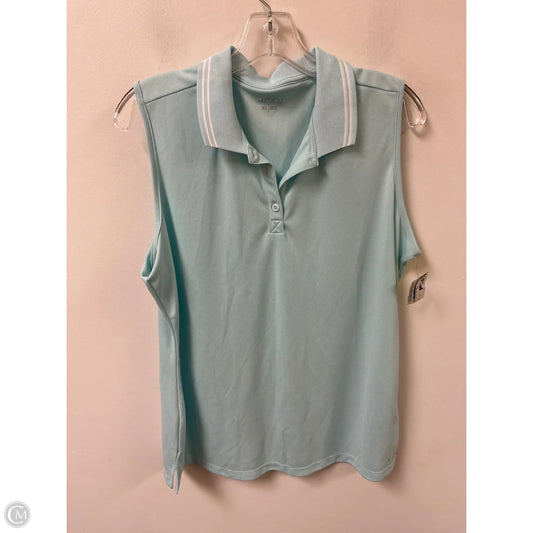 Athletic Top Short Sleeve By Bcg In Blue, Size: Xl
