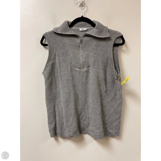 Sweatshirt Collar By Clothes Mentor In Grey, Size: Xs