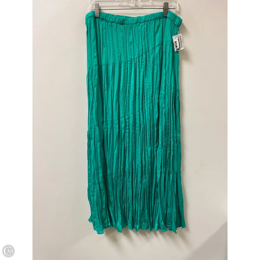 Skirt Maxi By Chicos In Green, Size: 12