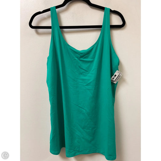 Tank Top By Chicos In Green, Size: L