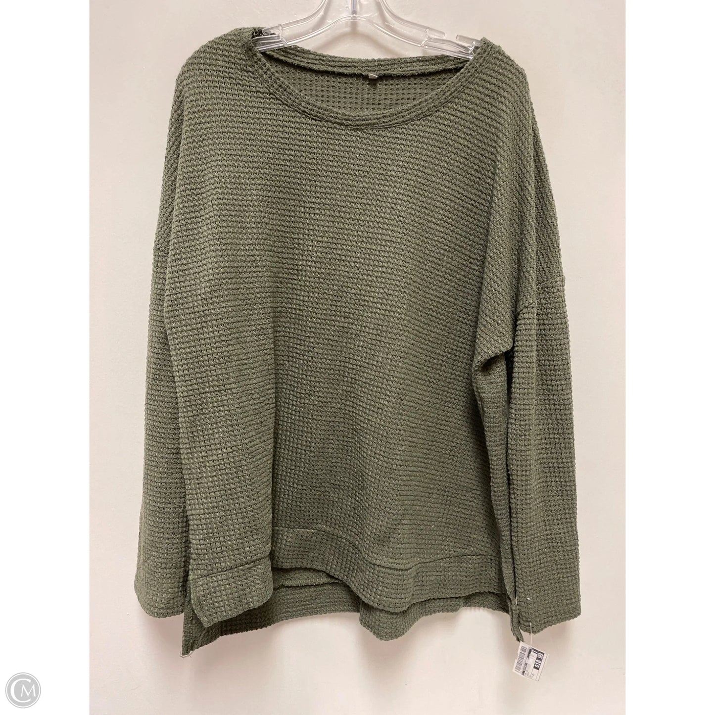 Top Long Sleeve By Clothes Mentor In Green, Size: 2x