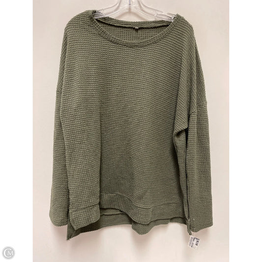 Top Long Sleeve By Clothes Mentor In Green, Size: 2x