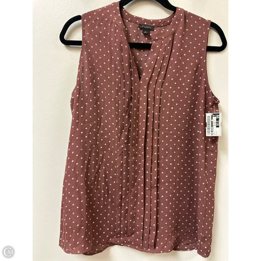Top Sleeveless By Ann Taylor In Brown, Size: S