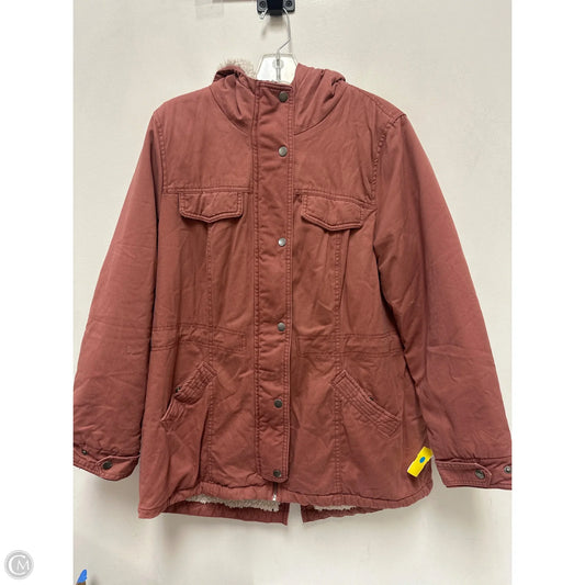 Coat Faux Fur & Sherpa By Sebby In Pink, Size: Xl