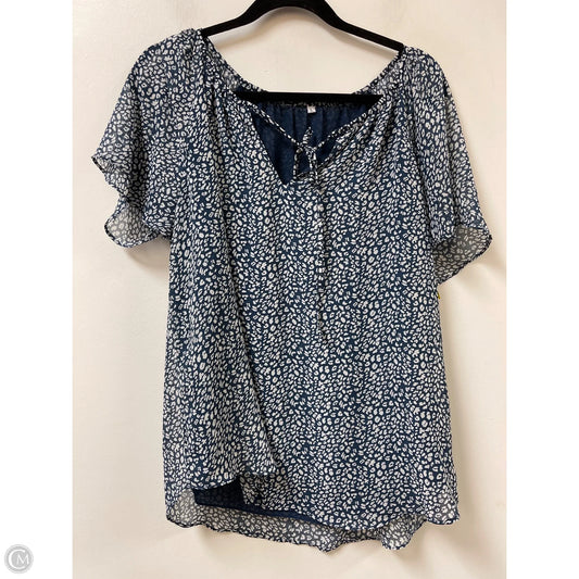 Top Short Sleeve By Clothes Mentor In Blue, Size: L