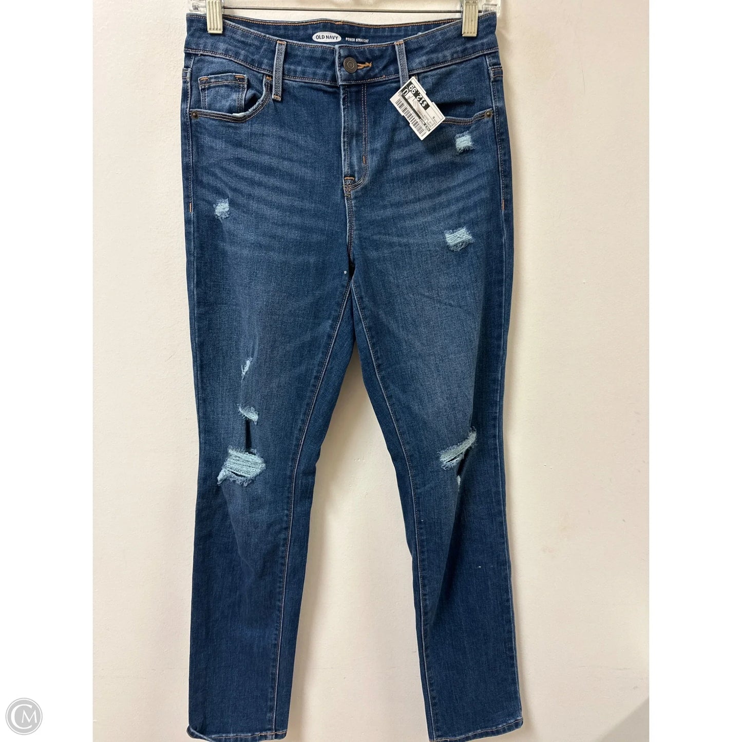 Jeans Straight By Old Navy In Blue Denim, Size: 6