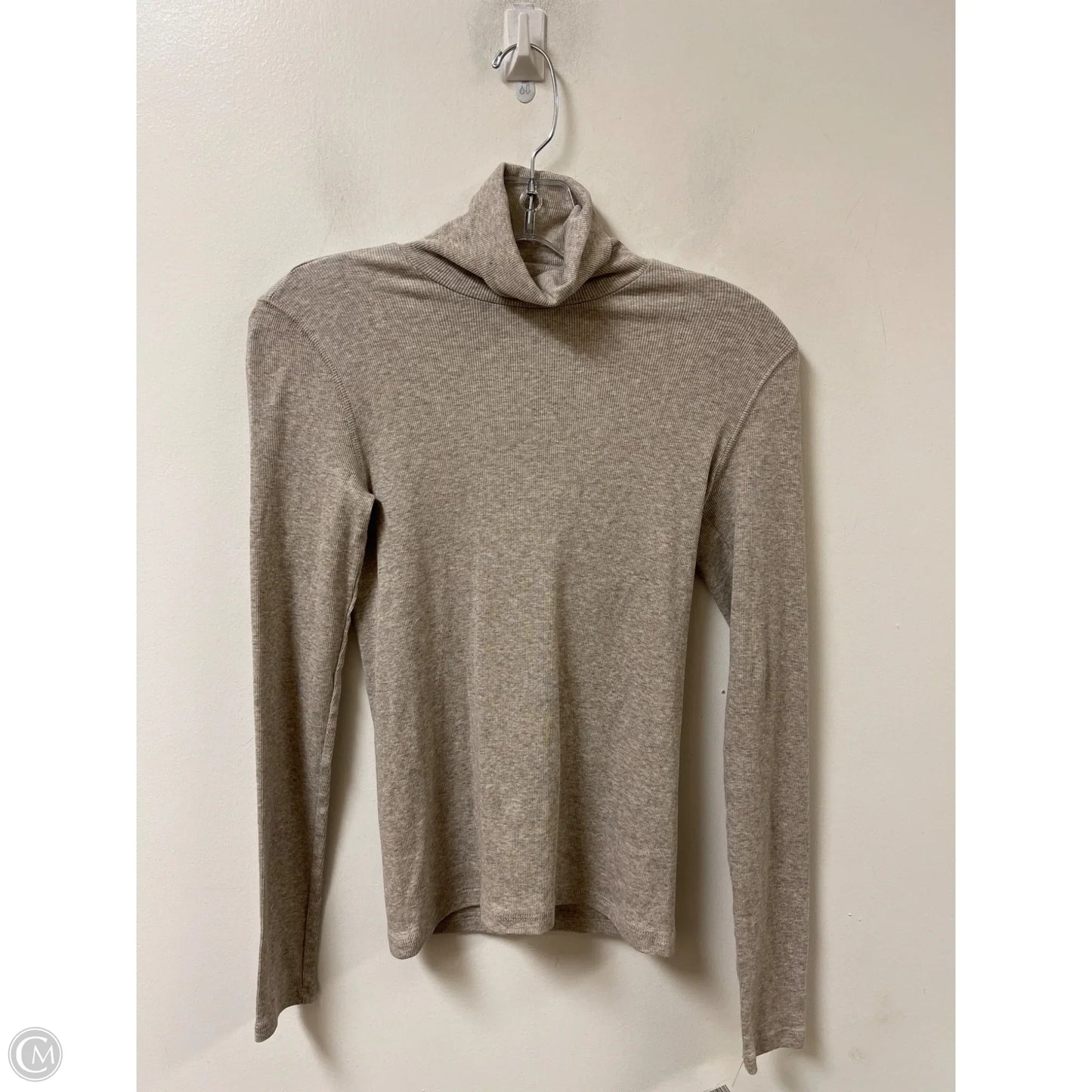 Top Long Sleeve By Everlane In Cream, Size: Xs