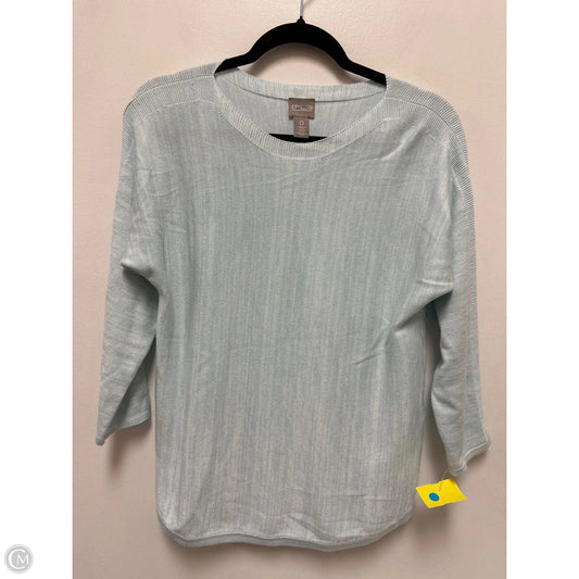 Top Long Sleeve By Chicos In Blue, Size: S