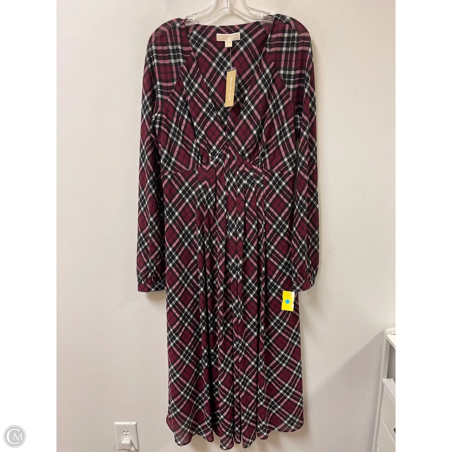 Dress Casual Maxi By Michael By Michael Kors In Purple, Size: Xl