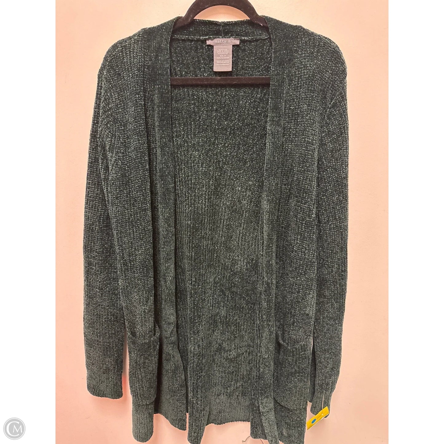 Cardigan By Matty M In Green, Size: M