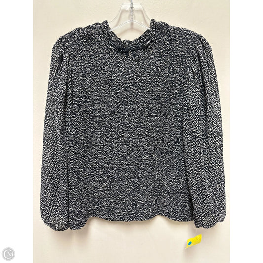Top Long Sleeve By Express In Animal Print, Size: L