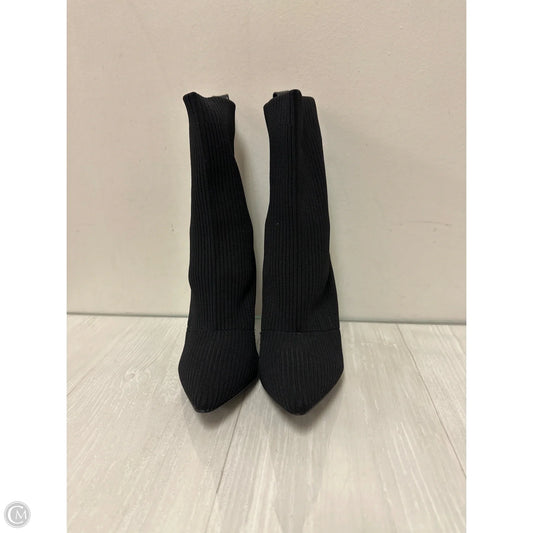 Boots Ankle Heels By Steve Madden In Black, Size: 8