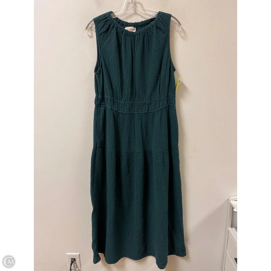 Dress Casual Maxi By Universal Thread In Green, Size: L