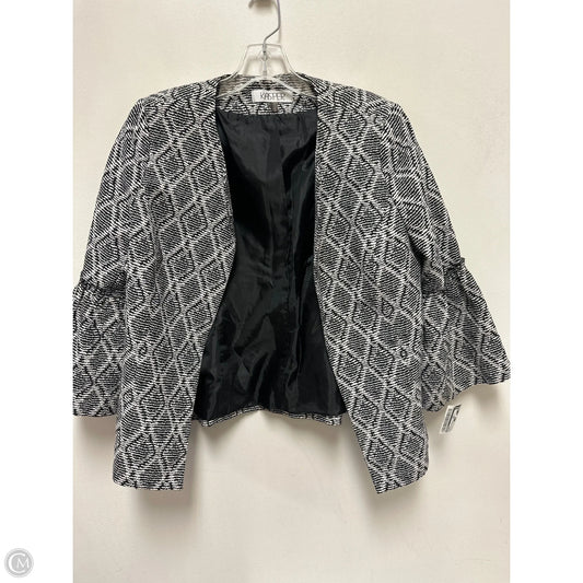 Blazer By Kasper In Black & White, Size: M