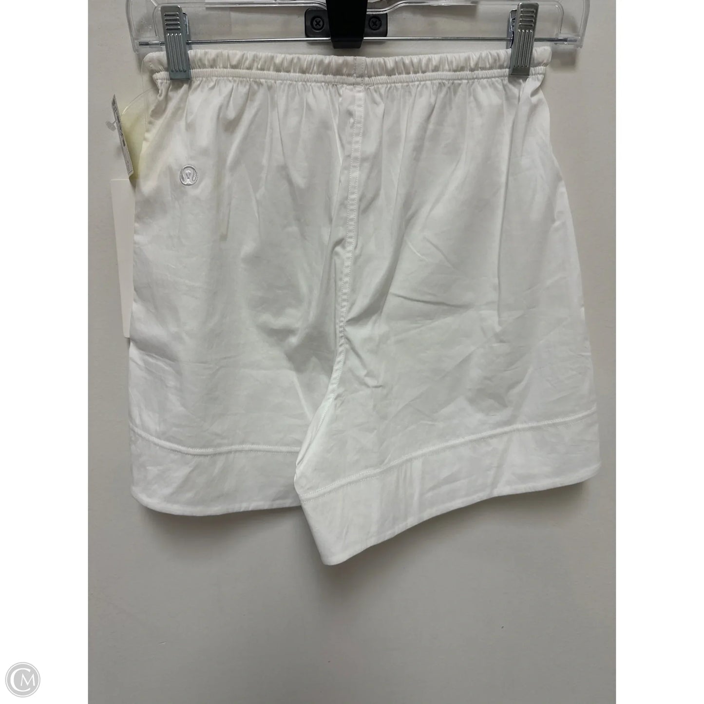 Athletic Shorts By Lululemon In White, Size: 0