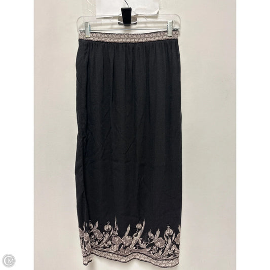 Skirt Maxi By Max Studio In Black & Cream, Size: 2