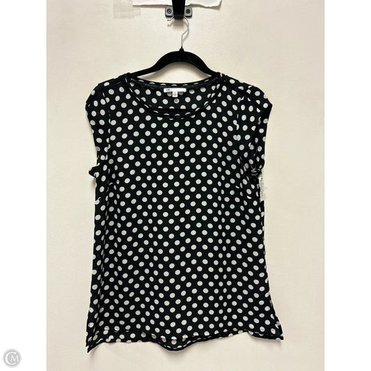 Top Sleeveless By Dr2 In Polkadot Pattern, Size: Xs