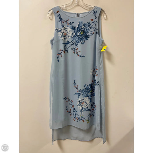Dress Casual Midi By White House Black Market In Blue, Size: M