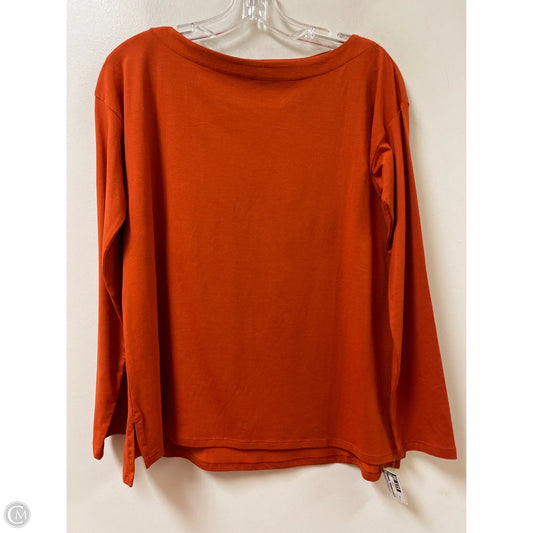 Top Long Sleeve By J. Jill In Orange, Size: Xs