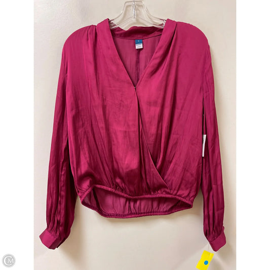 Top Long Sleeve By Old Navy In Purple, Size: S
