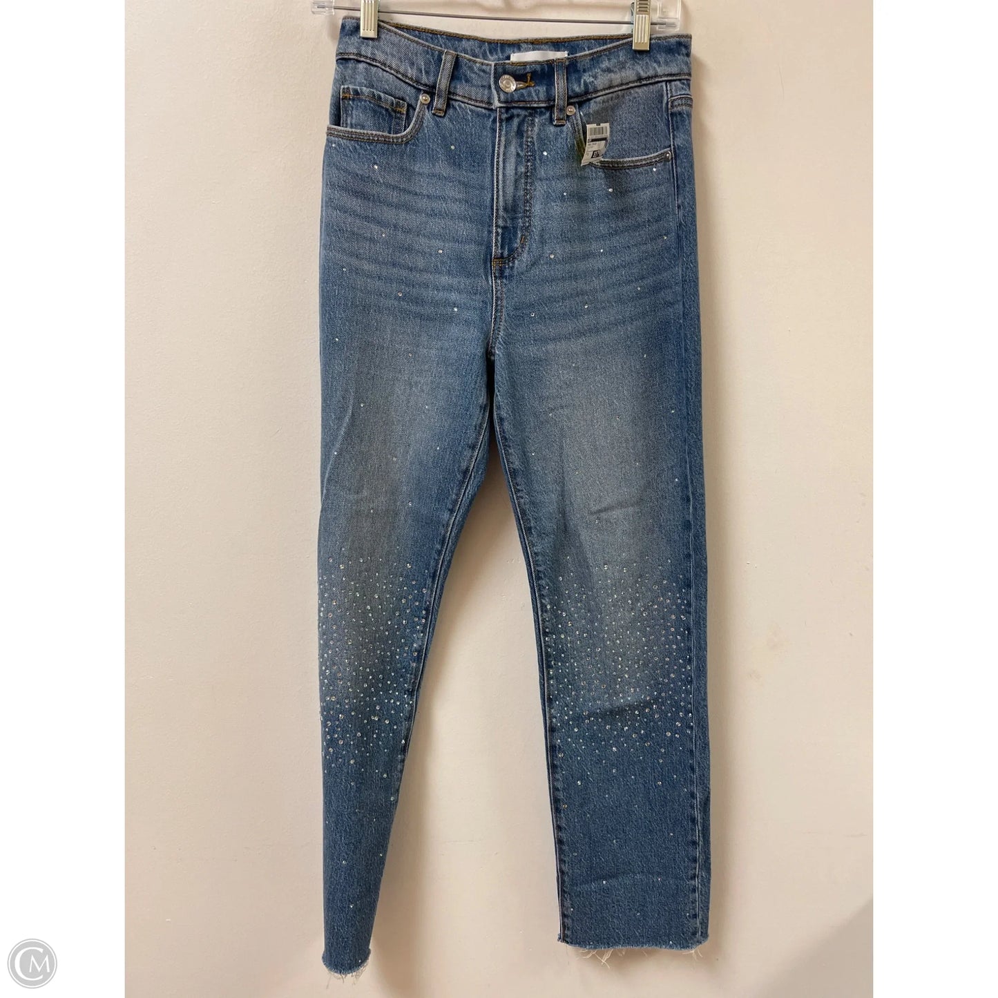 Jeans Straight By Loft In Blue Denim, Size: 0