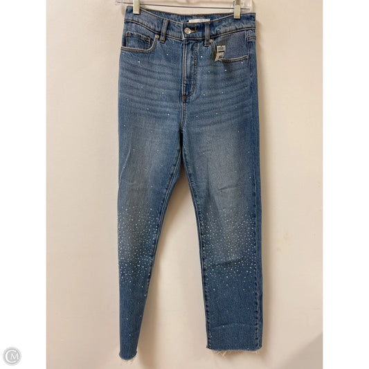Jeans Straight By Loft In Blue Denim, Size: 0