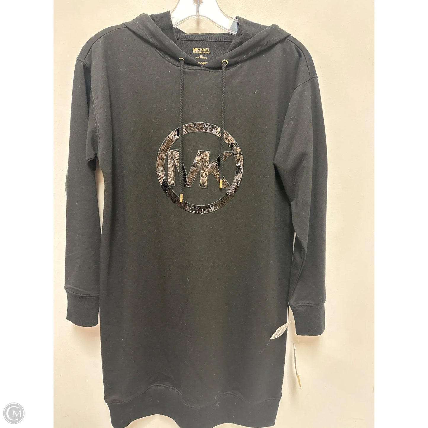 Dress Casual Midi By Michael By Michael Kors In Black, Size: Xs