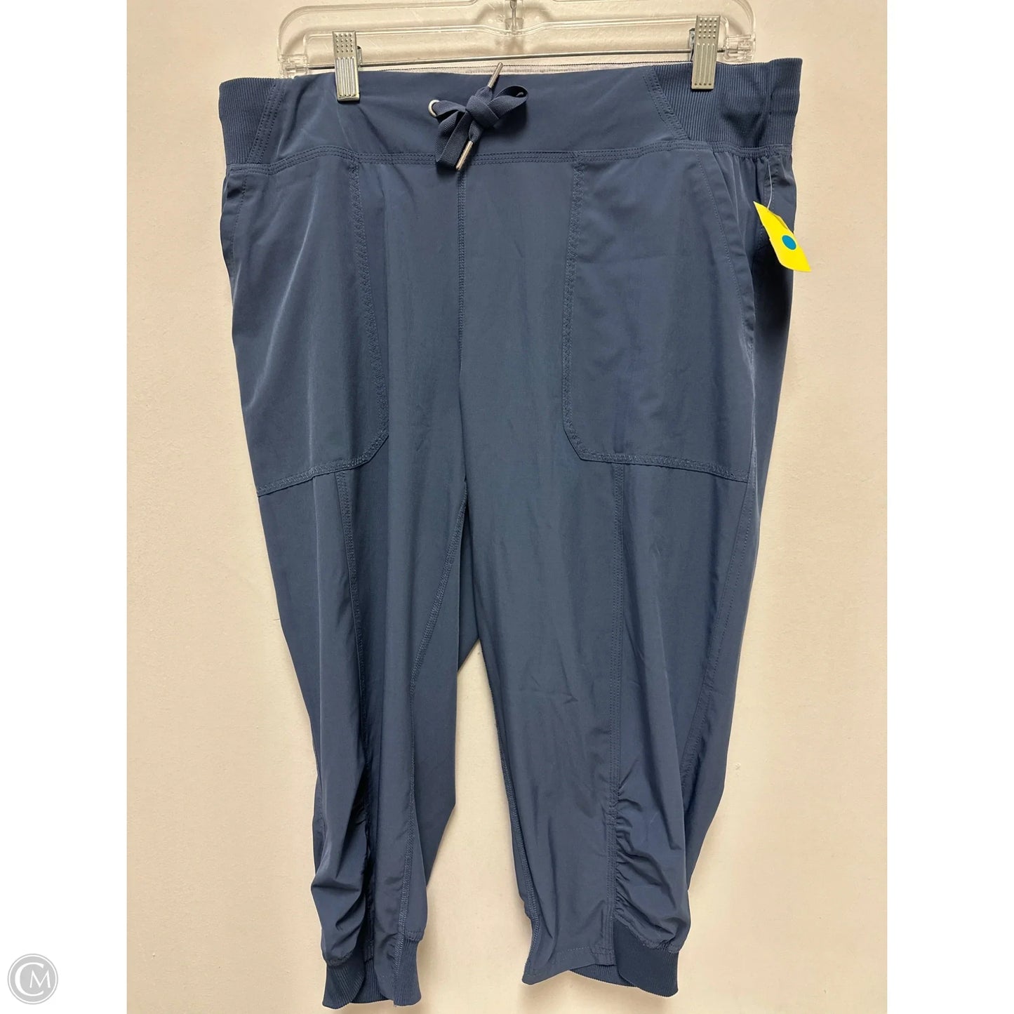 Athletic Pants By Calvin Klein In Blue, Size: L