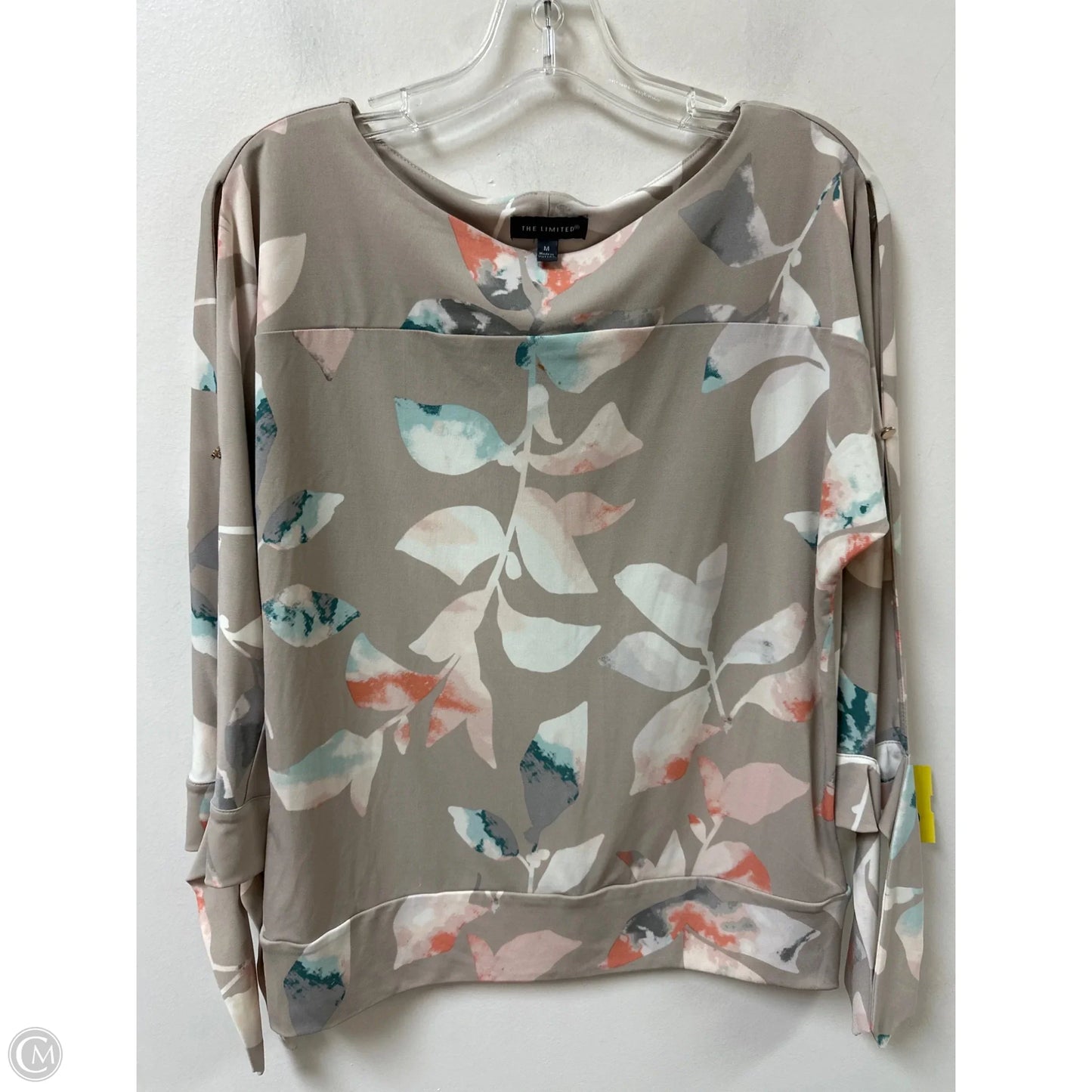 Top Long Sleeve By Limited In Cream, Size: M