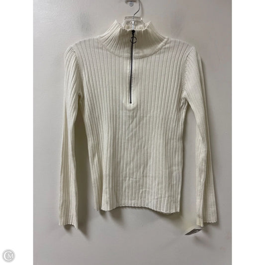 Top Long Sleeve By Magaschoni In White, Size: Xs