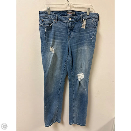 Jeans Boot Cut By Maurices In Blue Denim, Size: 14